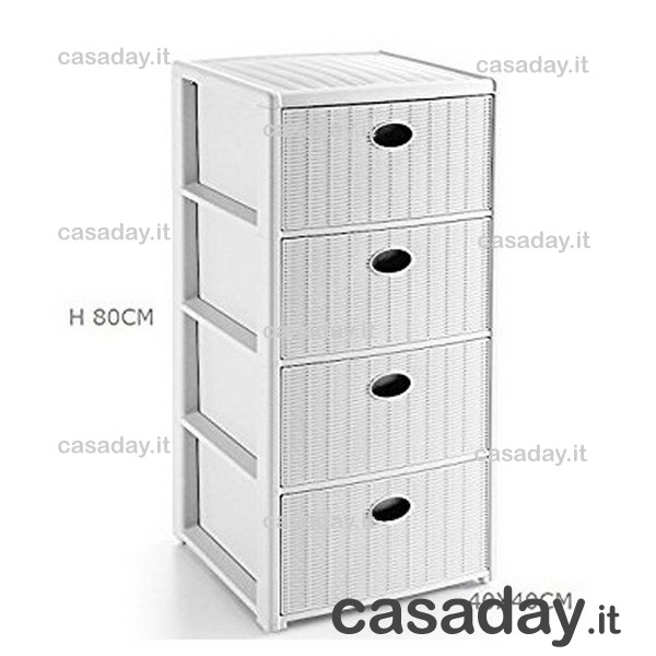 CASSETTIERA ELEGANCE 4 CASSETTI stefanplast